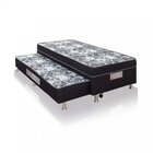 Cama Box Conjugado 43x200x100cm Imperial Bibox Softflex Preto