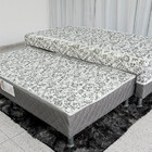 Cama Box Conjugado Ortopédico Gardênia Solteiro 88x188 Com Ca