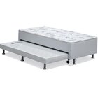 Cama Box Conjugado Solteiro Cama Auxiliar (88x188x37) - Ortob