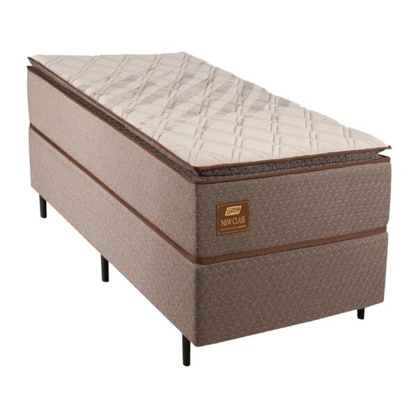 Cama Box Conjugado Solteiro Com Colchão (88x68x188) New Class