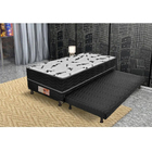 Cama Box Conjugado Solteiro Sp Móveis Com Cama Auxiliar Molas