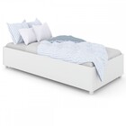 Cama Box De Solteiro Malta Branco - Panorama Móveis