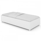 Cama Box De Solteiro Malta Branco - Panorama Móveis