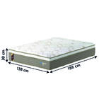 Cama Box Desmontável Casal Probel Com Colchão Molas Ensacadas