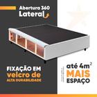 Cama Box Desmontável Com Baú Lateral Queen Para Colchão De 1,