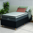 Cama Box Desmontável Solteiro Com Colchão Gazin Molas Ensacad