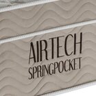 Cama Box E Colchão Airtech Molas Ensacadas (138x188) - Ortobo