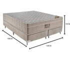 Cama Box E Colchão Airtech Molas Ensacadas (158x198) - Ortobo