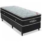 Cama Box Elegant Superpocket Solteiro Ortobom Preto