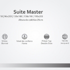 Cama Box Hotel Herval Suite Master, 168x188x59 cm, Auxiliar c