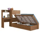 Cama Box Infantil Articulável Solteiro Istambul Nogal