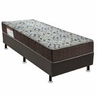 Cama Box Iso D45 Solteirão Ortobom Marrom E Branco