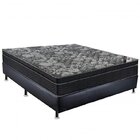Cama Box Iso Molas Nanolastic Black Casal Ortobom Preto E Cin
