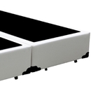 Cama Box King 193 Tecido Sintético Branco Com Colchão Alegro