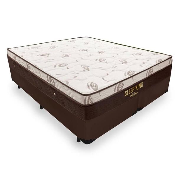 Cama Box King + Colchão De Molas Ensacadas - Ortobom - Sleep