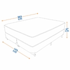 Cama Box King (cama + Box) Prorelax Prata 193x203x67 Molas En