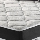 Cama Box King Baú Preto + Colchão Molas Ensacadas Los Angeles
