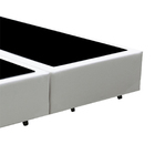 Cama Box King Bipartido Branco Sintetico 40x192x203 - Santo B