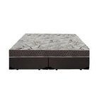 Cama Box King Colchão Molas Ensacadas + Box Bipartido Preta 5