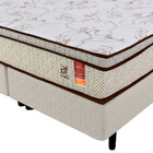 Cama Box King Colchão Molas Ensacadas + Box Microfibra 193x20