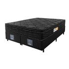 Cama Box King Colchão OrtoFirm Black + Box 193x203x67 One Fac