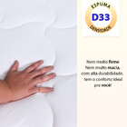 Cama Box King Com Colchão D33 A Vácuo Ortopédico Espuma Certi