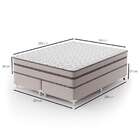 Cama Box King Com Colchão Sonhare Mola Ensacada Bege