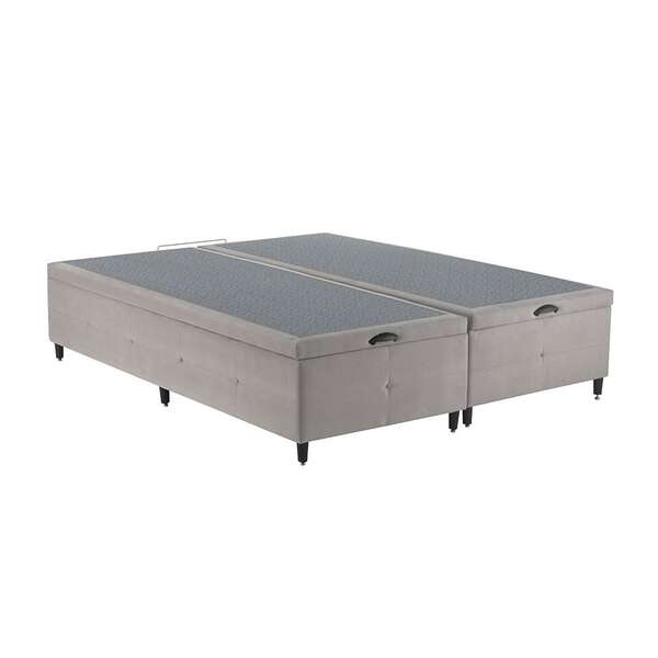 Cama Box King Gustavo Com Baú Gelo