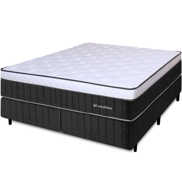 Cama Box King Molas Ensacadas Firme de Pillow Espuma D45