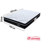 Cama Box King Molas Ensacadas Pillow Certificado Sonomar 193x