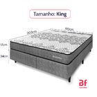 Cama Box King Ortopédico Firme Sleep Time  193x203x51 Bf Colc