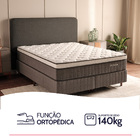 Cama Box King Premium Mola Ensacada Com Espuma D33 E Viscoelá