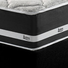 Cama Box King Preto + Colchão Molas Ensacadas Los Angeles 193