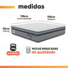 Cama Box King Probel Molas Ensacadas Euro In 193x203x68cm Gua