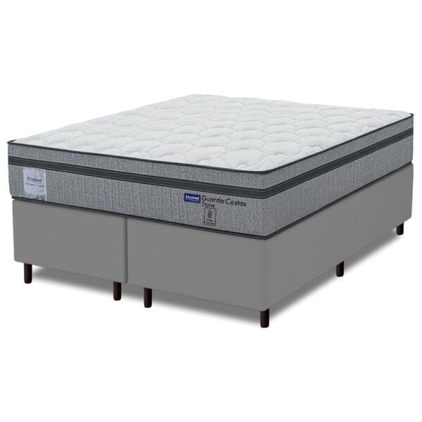 Cama Box King Probel Molas Ensacadas Euro In 193x203x68cm Gua