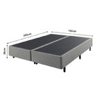 Cama Box King Reforçado 193x203x38cm E Colchão Adapto Molas E