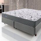 Cama Box King Reforçado 193x203x38cm E Colchão Adapto Molas E