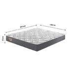 Cama Box King Reforçado 193x203x38cm E Colchão Adapto Molas E