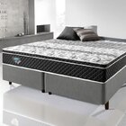 Cama Box King Reforçado 193x203x38cm E Colchão Gransleep Mola