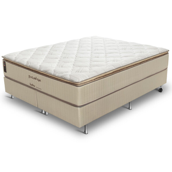 Cama Box King Size (box + Colchão) 193x203x67 Safira Prorelax