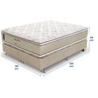 Cama Box King Size (box + Colchão) 193x203x69 Ouro Prorelax M