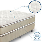 Cama Box King Size (box + Colchão) 193x203x69 Ouro Prorelax M
