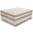 Cama Box King Size (box + Colchão) 193x203x71 Prata Prorelax