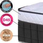 Cama Box Molas Ensacadas Firme De Pillow Espuma D45 Bf Colchõ