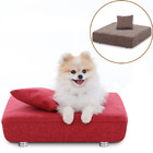 Cama Box Para Cachorro + 2 Travesseiros + 2 Capas - Caminha P
