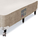 Cama Box Para Colchão Solteiro Castor Premium Bege 88 X 188 X