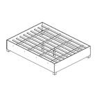 Cama Box Paula Casal Com Pés Carioca Cinamomo