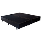 Cama Box Queen 158 Tecido Sintético Preto Com Colchão Alegro