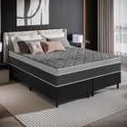 Cama Box Queen 158cm Molas Ensacadas Ferrara Umaflex Base 2cen