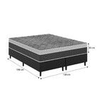 Cama Box Queen 158cm Molas Ensacadas Ferrara Umaflex Base 2cen